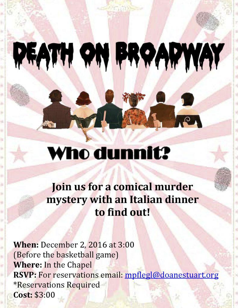 Death on Broadway - A Murder Mystery