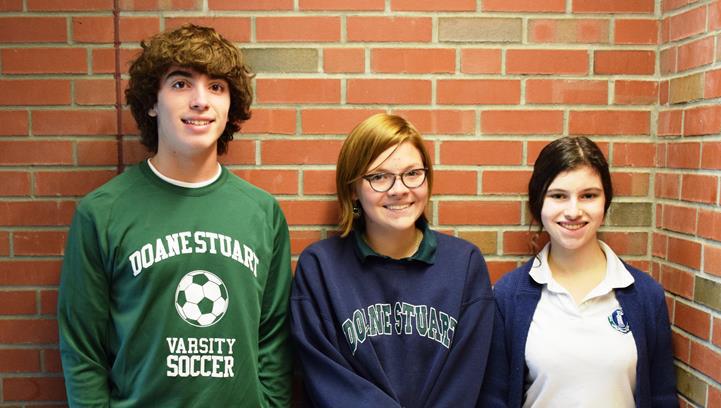 Three Seniors Named National Merit Commended Scholars