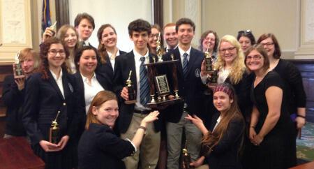 Mock Trial Team Finishes Season as Region III Runners-Up