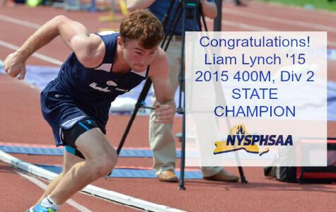 Lynch ’15 Wins Division 2 400m State Championship