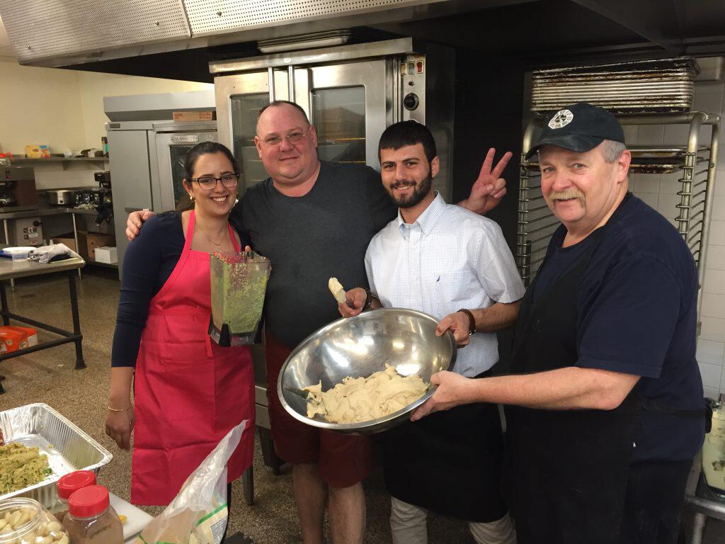 L to R:  Shira, Dave Greene, Fadi and Mike Foley