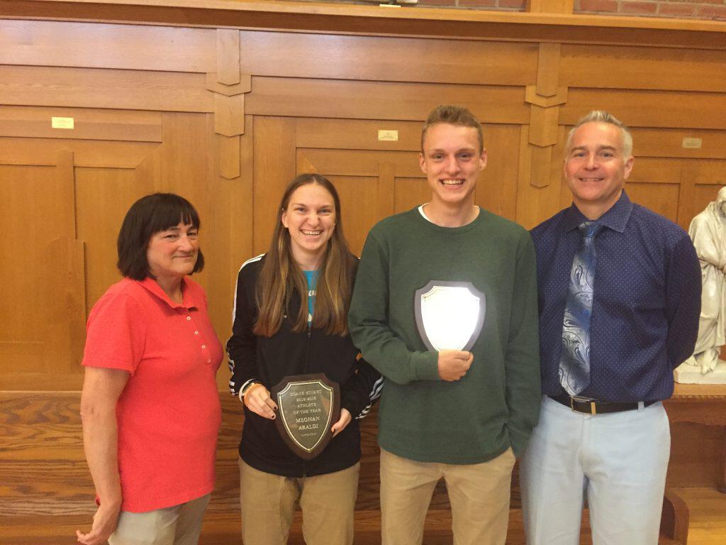 Seniors Araldi and Mathes Highlight End of Year Athletic Awards