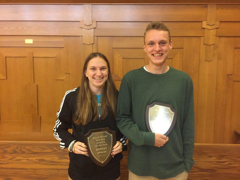 DS Athlete Award  2016 - Megan and Thomas 2