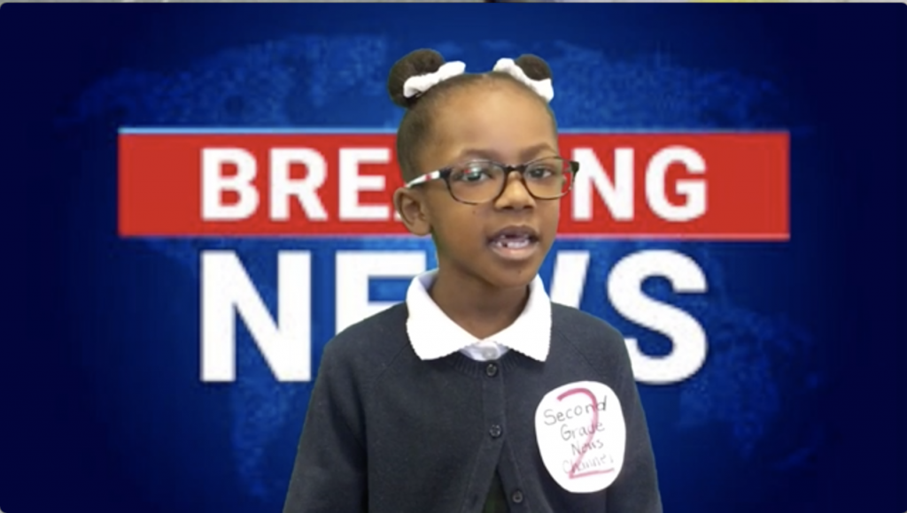 2nd Grade News Channel Reports on Natural Disasters