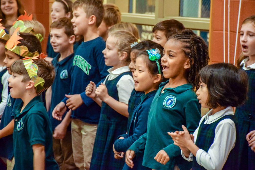 The Lower School Holds its First Morning Meeting of the School Year